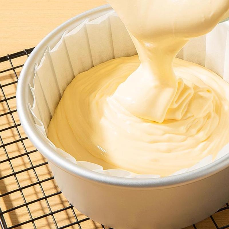 2/4/6/8 Inch Round Cake Pan Set With Removable Bottom Aluminum Alloy Chiffon Cake Mold Mould Set Round Cakes Tin Bakeware Tool