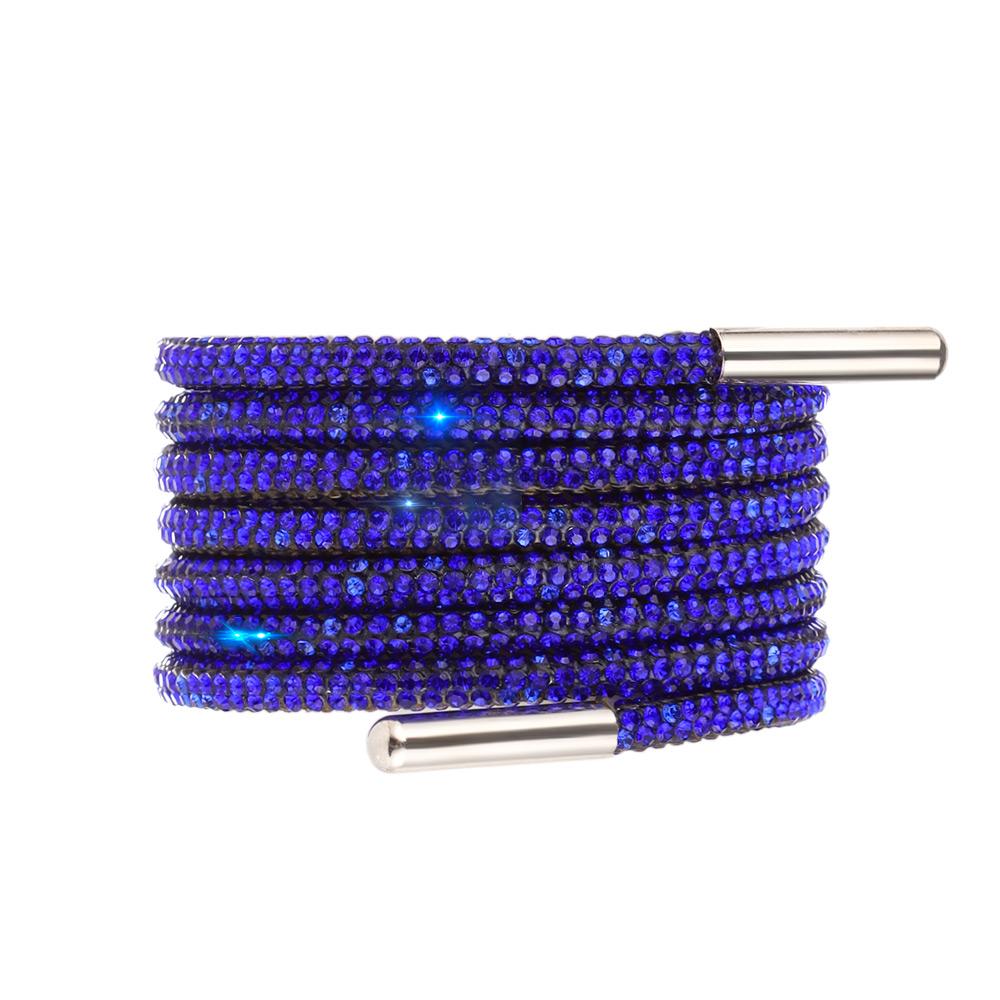 

1PC 100/120/140/160CM Luxury Rhinestone ShoeLaces Diamond Shoe Laces Bright Strings Cross Braiding Strap Fashion DIY Accessories 160cm