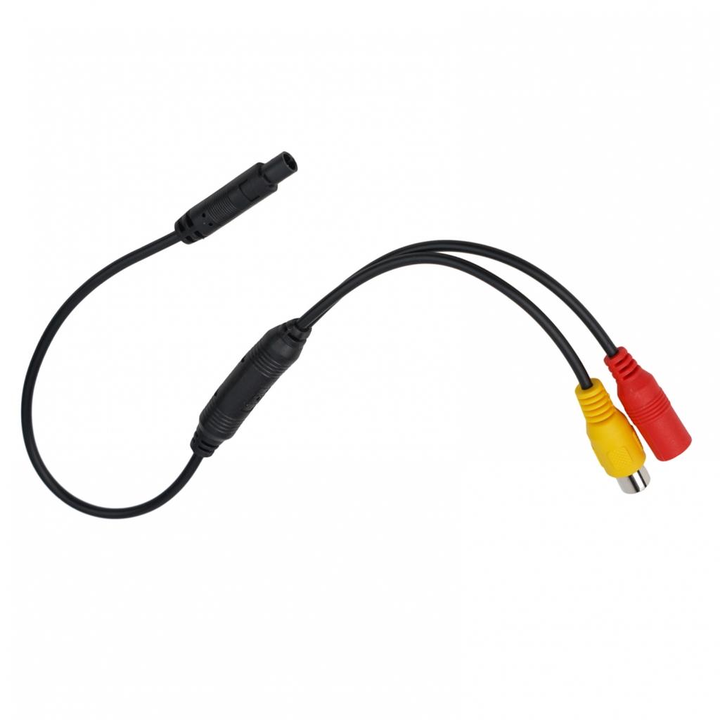 Camera Signal Harness for Car CVBS Male To 4 PIN Female Conversion Cable