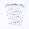 Waterproof Korean Keyboard Sticker 5Pcs Set PVC Material Decal Reusable for Laptop Desktop PC For Multilingual Users