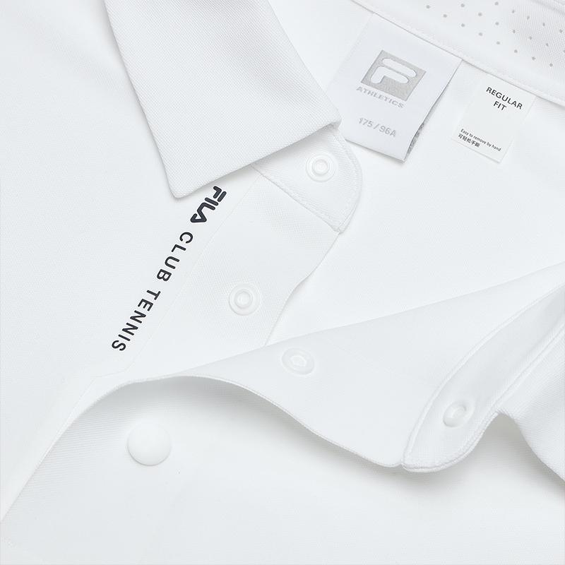 New FILA Polo Shirts Men's Jade White A11M423131FWT