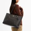 Coach Station 35 Brand Print Coated Canvas And Leather Shoulder Bag Large Women Shoulder Bag Gold Walnut CCD69-IMXAQ