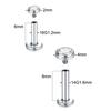 1pcs ASTM F136 Titanium Labret Piercing 2/3/4/5mm Zircon Ear Cartilage Tragus Lobe Helix Stud Earrings Piercings Body Jewelry