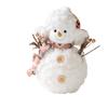 Christmas Snowman Decorations Party Supplie Lovely Plush Snowman Ornaments For Home Party Indoor Garden Outdoor Use