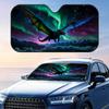 Aurora Borealis Flying Dragon Sun Visor Foldable Universal Car Windshield Sun Shade UV Protection Heat Insulation Foldable Cover