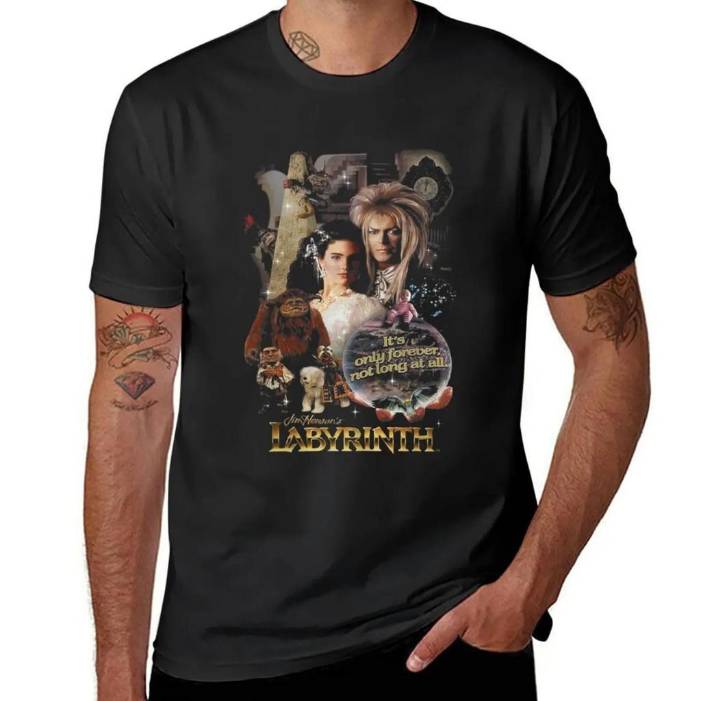 Not Long At All the Labyrinth Film Idol Art Gift for Fans T-Shirt Black T Shirt Graphics T Shirt Plain White T Shirts Men