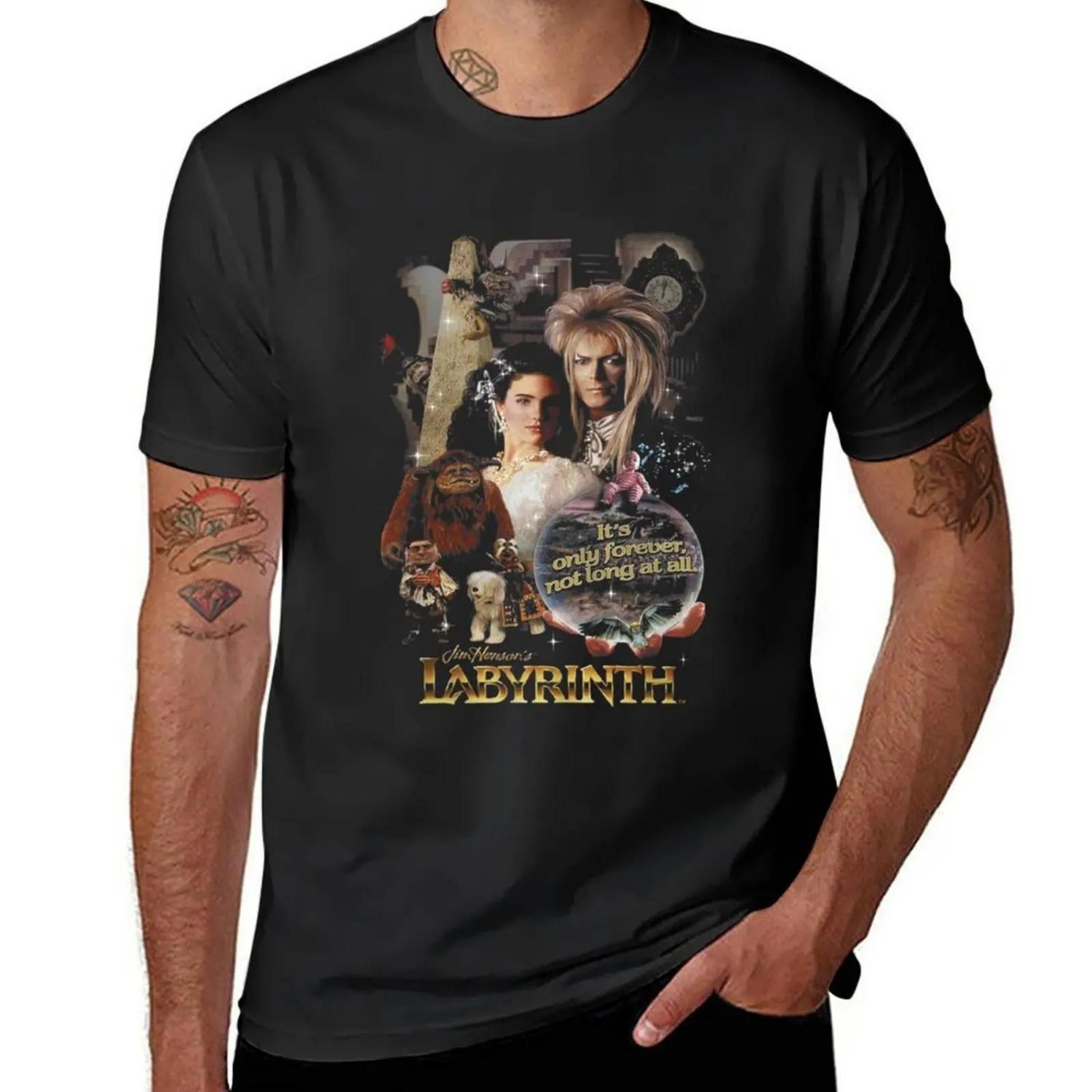 

Not Long At All the Labyrinth Film Idol Art Gift for Fans T-Shirt Black T Shirt Graphics T Shirt Plain White T Shirts Men S чёрный
