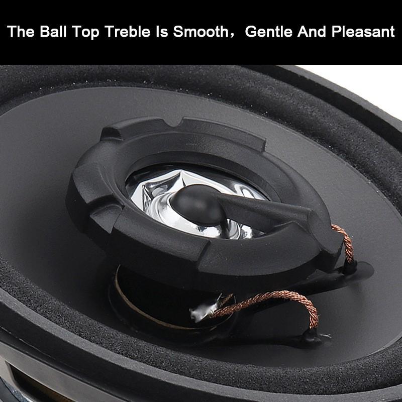 6 Inch HiFi Coaxial Subwoofer 12V 2 Way Car HiFi Coaxial Speaker 4 Ohms Vehicle Audio Music Stereo Subwoofer 500W