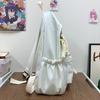 TS JYL laptop bag,Women Student Backpack Korean Style Solid Color Simple Junior High Bag