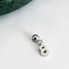 DIY Sliding Chain Alphabet Number Pendant Necklace Personalized Jewelry