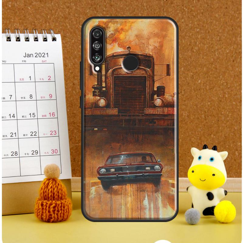 Cool Heavy Truck Car For Huawei Nova 3i 7i 8i 11i 12i 9 10 SE Y60 Y61 Y70 Y72 Y73 Y90 Y91 P20 P30 P40 Lite Case