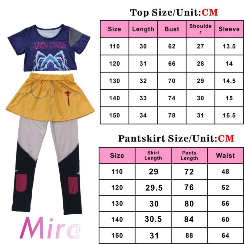 2025 Children Rumi Zoey Mira 3D Print Cosplay Costume Halloween Carnival K-Pop Hunters Girl Group Idol Role Play Dress Up Outfit
