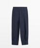 Masimodutti Linen Striped Sarouel Pants