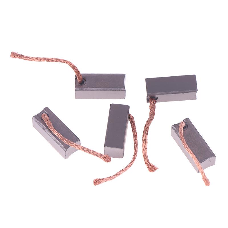 5 Stück Kohlebürsten für Automobil-Heizungsgebläsemotor Luftgebläse Elektromotor Bürstenersatz (8*8*20Mm)