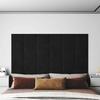 VidaXL Wall Panels 12 Pcs Black 30x30 Cm Velvet 1.08 M² 343812