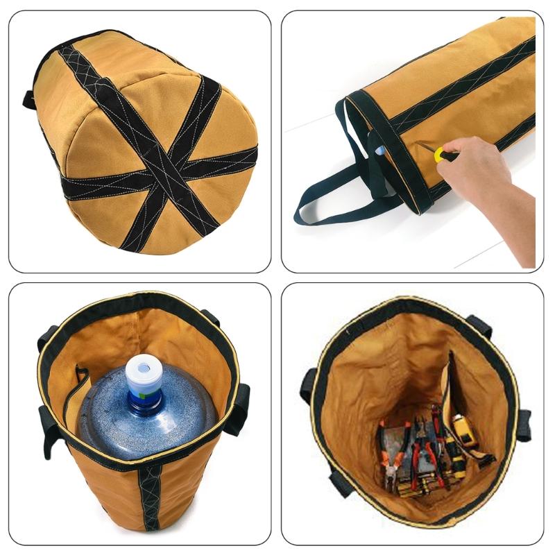 Multifunctional Tool Bucket Tool Organizers Tool Storage Bag Waterproof Tool Bag Bucket Linemen Bag Tool Accessories