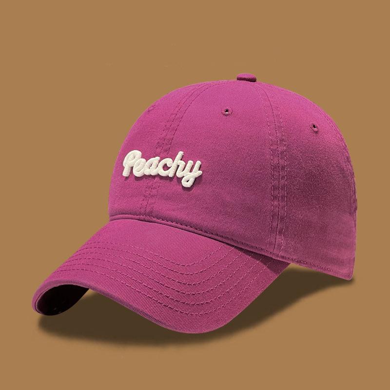 Hat Women's Baseball Cap New Spring and Summer Versatile Face Small Wide Brim Sunshade Sunscreen Peaked Cap