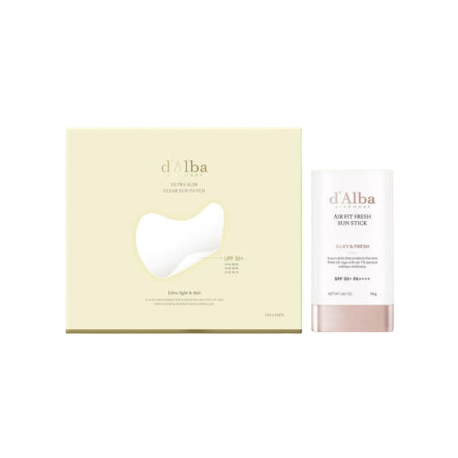 

d Alba Ultra Slim Clear Sun Patch 1Box + Air-Fit Sunstick 19g