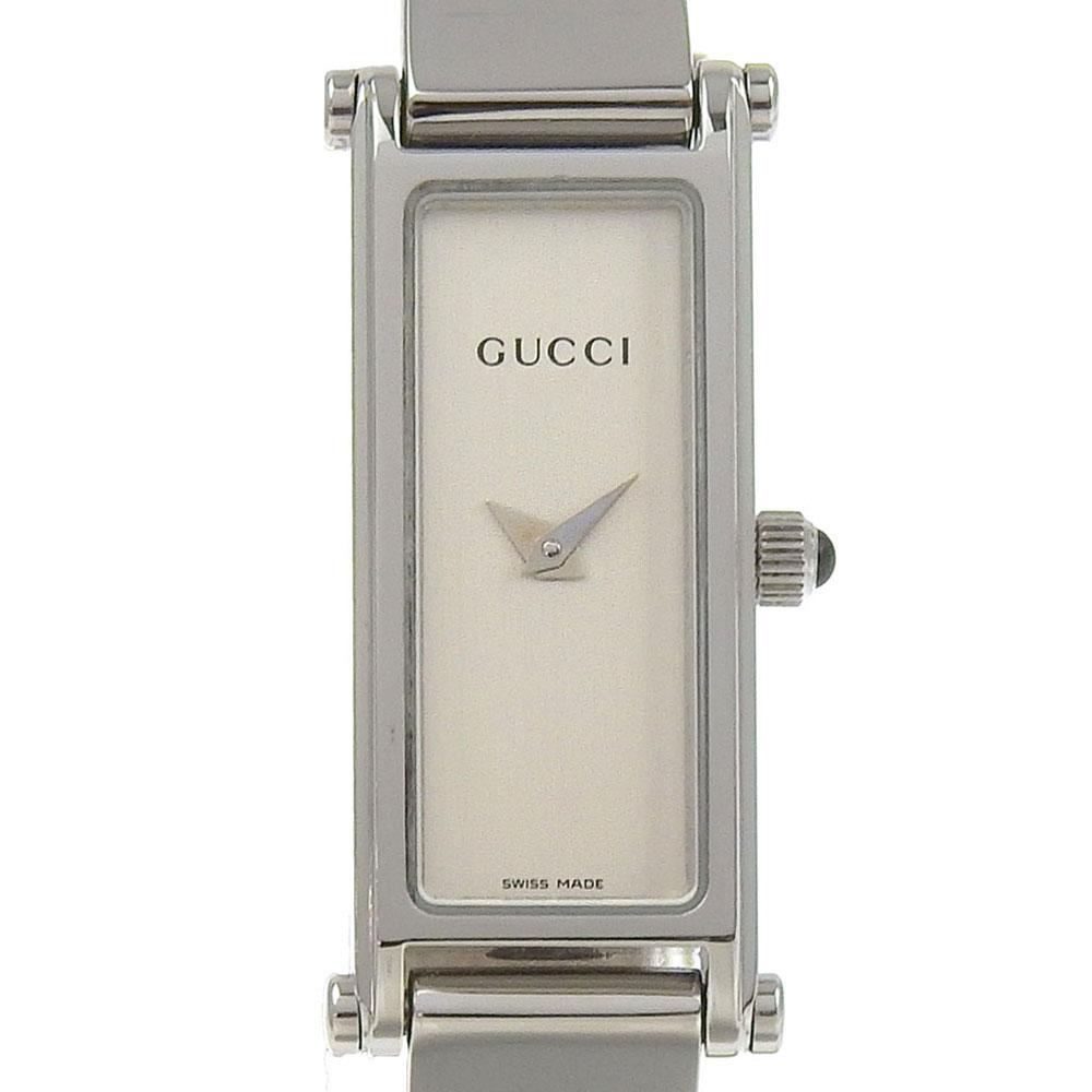 

GUCCI Bangle watch Watches 1500L SilverDial Stainless Steel Quartz Analog display Women Used