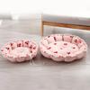 Pet Bed Ultra-thick Reusable Super Soft Comfortable Breathable Warm-keeping High Elasticity Lightweight Large Pet Dog Round Bed Kennels for Bedroom