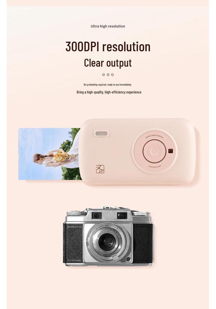 CP2100 Mobile Dye-Sublimation HD Color Photo Printer Portable Pocket Size