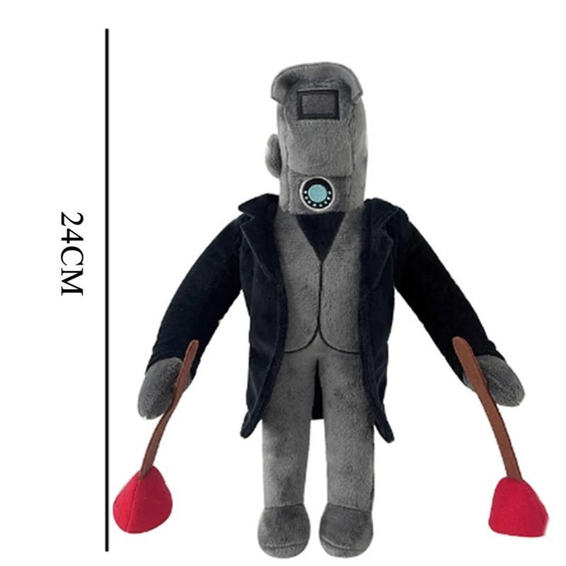 34pcs Skibidi Toilet Plush Soft Toy Cameraman TV Man Skibidi Dop Dop Yes Yes Titans Camcordeman Speakerman Speaker Man Doll