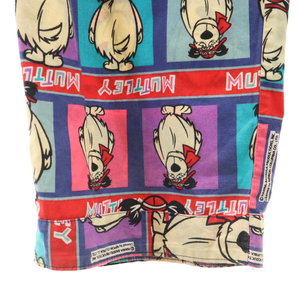 90s Old Wacky Races Pajamas Pants Multi MUTTLEY Character Unisex Men's Used