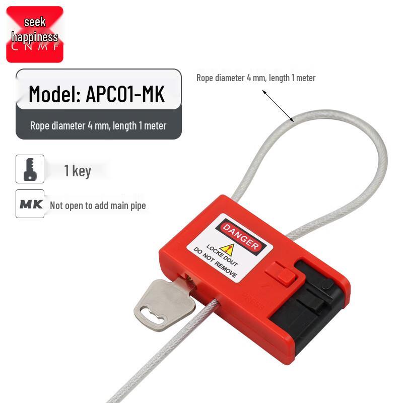 Adjustable Cable Valve Lockout