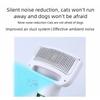 Smart Electric Hot Air Pet Grooming Brush - 3-in-1 Hair Dryer, Detangling & Straightening Comb for Fast Drying Dogs & Cats