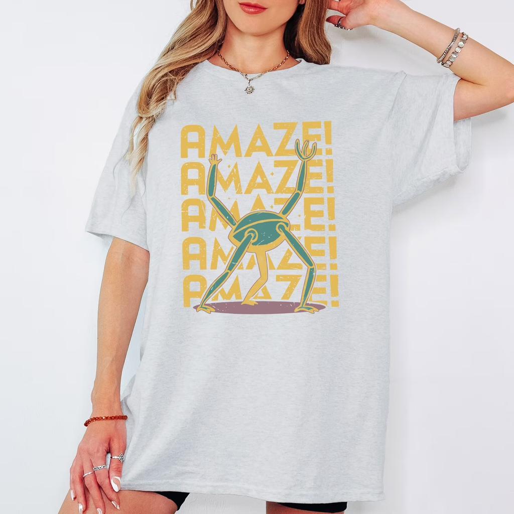 Project Hail Mary Rocky Amaze Graphic 100cotton Unisex Shirt Andy Weir 2026 Summer New Fashion Y2k Short Sleeve Movie Tshirt