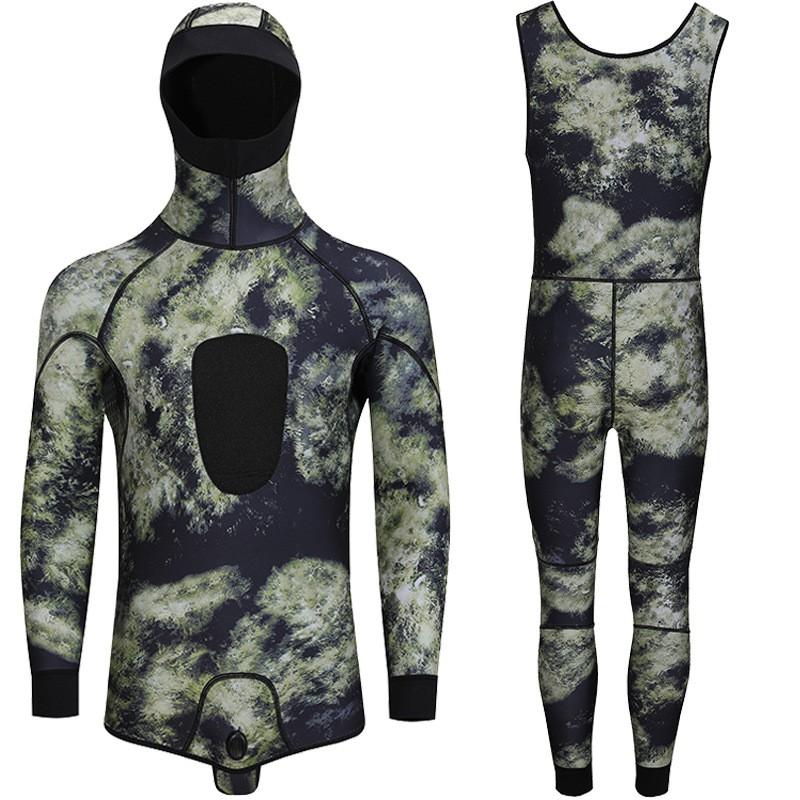3mm Full Sleeve Separate Wetsuit Diving