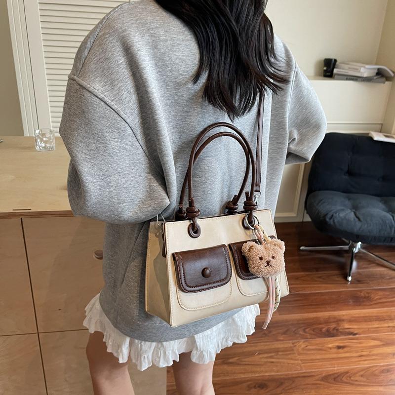 Retro bag women's new summer versatile messenger bag casual portable work commuter bag