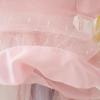 Baby Girl Solid Color Princess Dress: Infant & Toddler Summer Mesh Patchwork Outfit (0-3 Years)