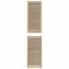 Cabinet Door Set 4 pcs Natural Finish 170 x 2.1 x 39.5 cm Solid Pine Wood