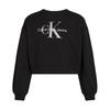 Girls Jeans Ribbed Long-Sleeved Sweatshirt