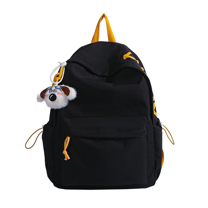 Schoolbag Korean version of simple large-capacity backpack female high school college student high value commuter backpack schoolbag junior high