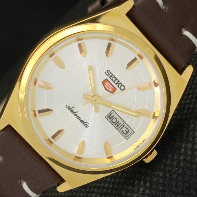

ВОССТАНОВЛЕННЫЕ ВИНТАЖНЫЕ МУЖСКИЕ СЕРЕБРЯНЫЕ ЧАСЫ SEIKO 5 AUTO 6309A ИЗ ЯПОНИИ 595c-a319234-9 SKU595c-a319234