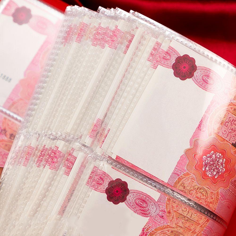 Waterproof Envelop Savings Challenges Book PU Leather Cash Budget Binder New Year's Gift