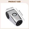 T Tube Clamp Connector Fits 1" Round Frame Fitting Two Way Joint for Shelf Fence