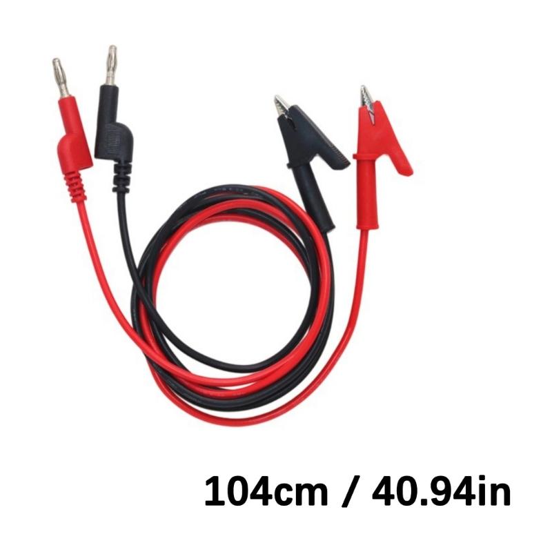 Strong 4mm Banana Test Cable with Clear Bronze Center Heat Resistant Design Secure Connection for Devices