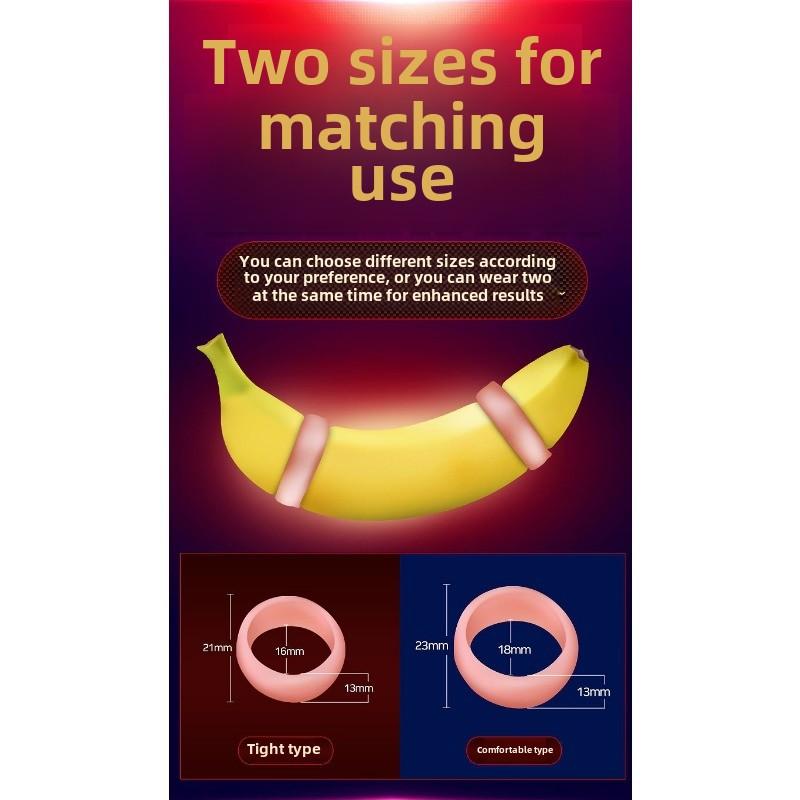 Beschneidungskorrekturring, männlicher Korrekturbarrierering, erotisches Kondom, 2-teiliges Set, erotisches Sexspielzeug für Erwachsene