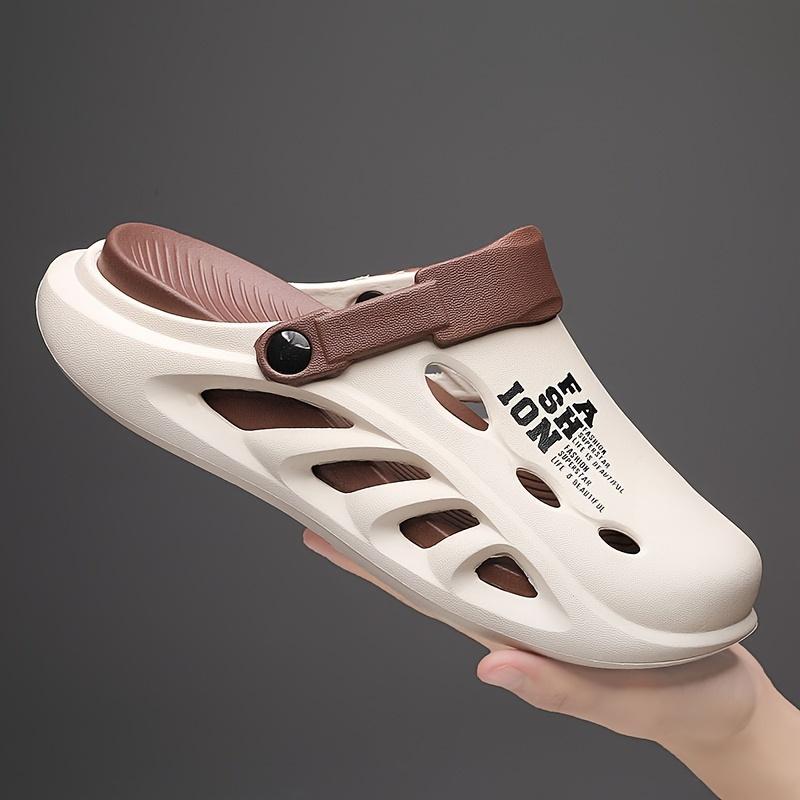 Scarpe da spiaggia unisex alla moda, ultra morbide, scavate, comode pantofole casual antiscivolo per attività all'aperto da uomo e da donna