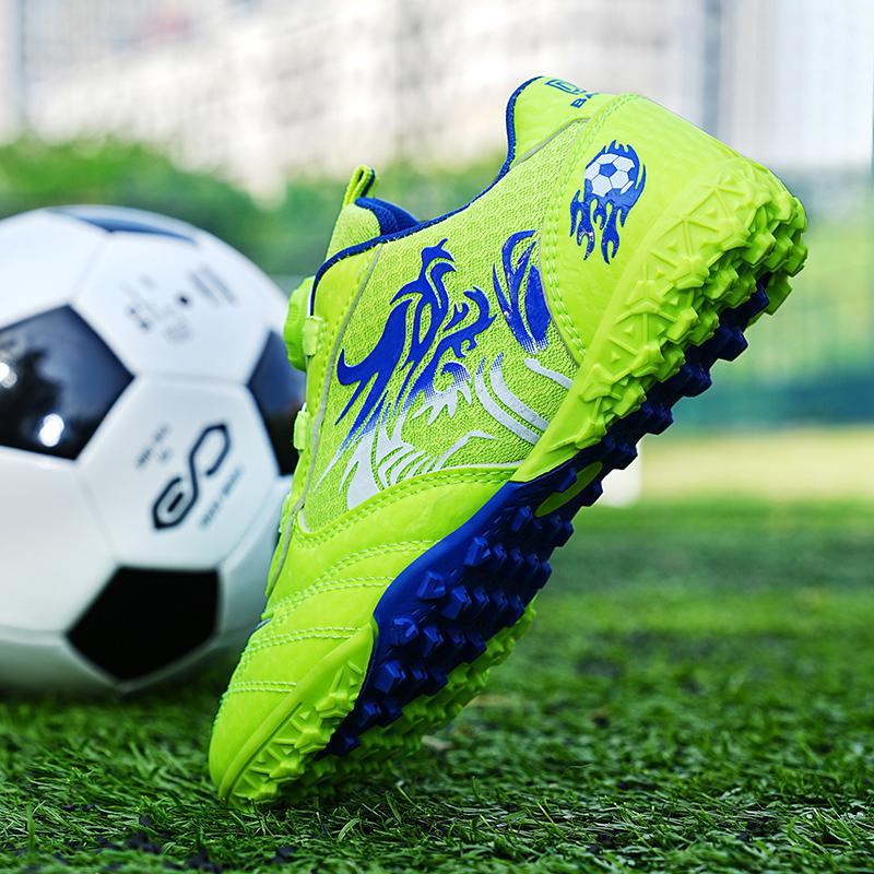 

Вращающаяся кнопка начальная и средняя школа футбольные бутсы сломанные шипы новые детские футбольные тренировочные бутсы для травы дышащие для мальчиков и девочек 39