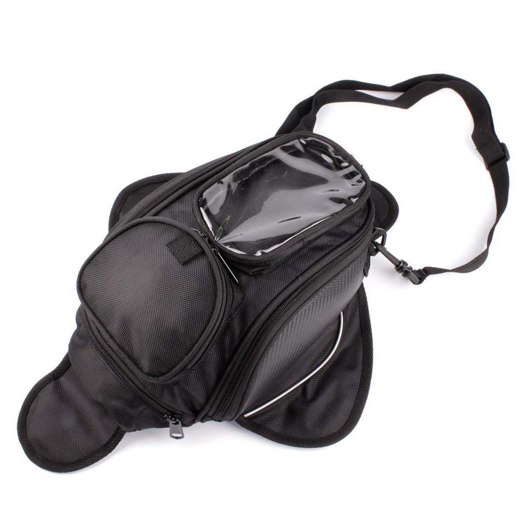 Motorcycle Gas Oil Fuel Tank Saddle Bag Magnetic Tank Bag Waterproof Shoulder Bag for Honda Suzuki Kawasaki