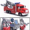 1/43 Diecast Alloy Metal 21CM Towing Crane Road Construction Vehicle Model Toy
