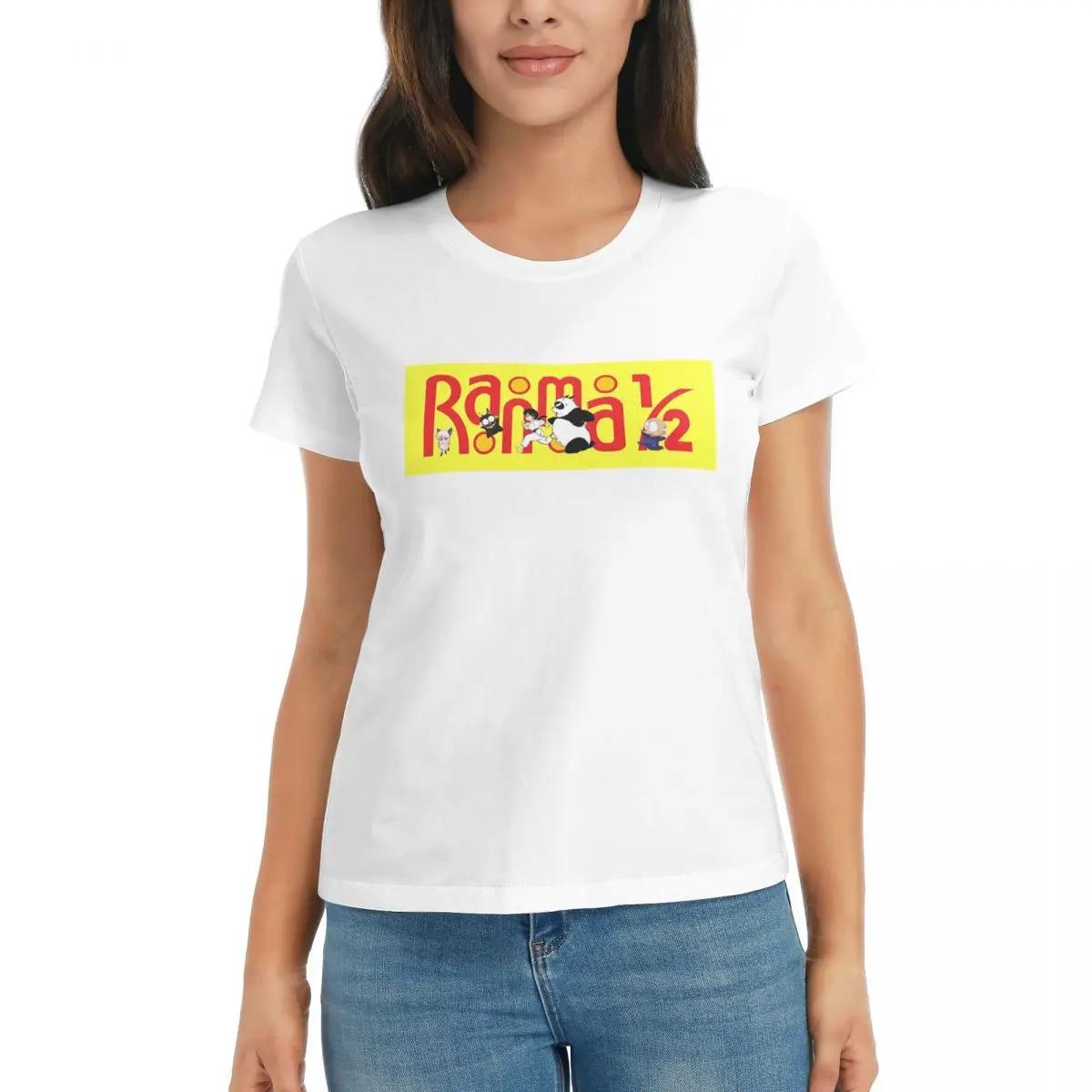 

Women TShirt Ranma 12 Saotome Pig Girls Summer Short Sleeve Tees ONeck Cotton T Shirts Clothes Tops Streetwear S