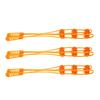 3pcs Handheld Back Massage Roller Rope Portable Reduce Soreness Portable Cellulite Self Massage Strap for Leg Waist