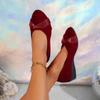 French-style Temperament Ballet Shoes, Low-heeled Comfortable and Stylish Single Shoes, Rhinestone-decorated Low-cut Women's Fla