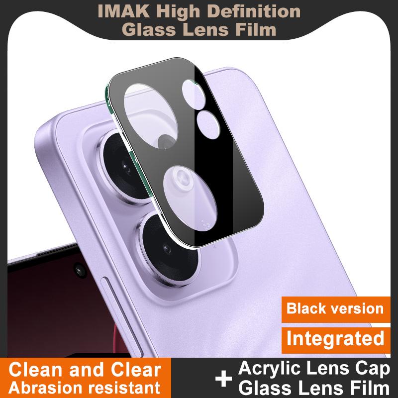 For OPPO Reno13 F 4G 5G Glass IMAK High Definition Glass Lens Film Black Version
