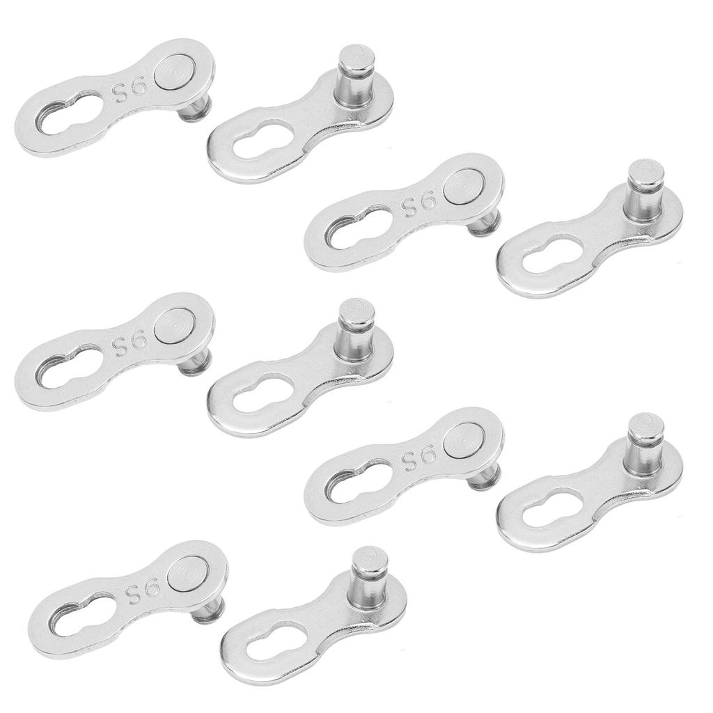 5pairs Bicycle Missing Link Rustproof Steel Quick Release Link Corrosion Resistant Easy